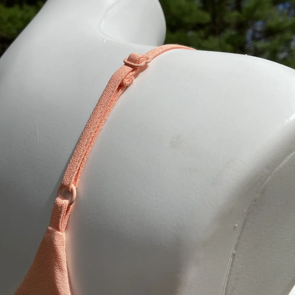 Gianni Bini carwash fringe peachy keen adjustable strap lined dress NWT sz M - Picture 6 of 7